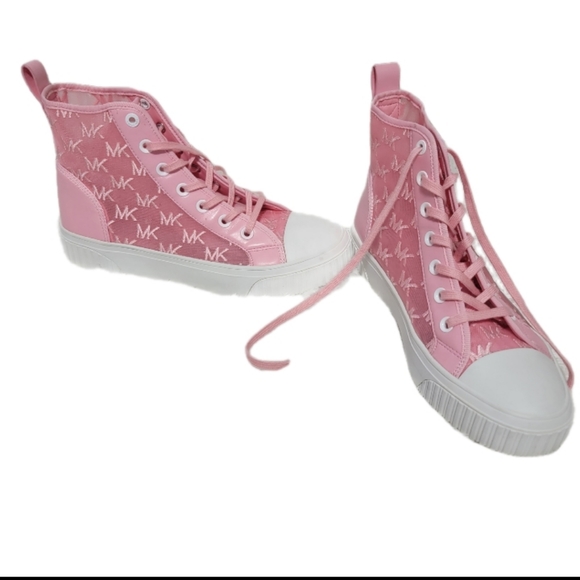 Michael Michael Kors Pink Gertie Sneakers size 9.5 - Picture 2 of 4